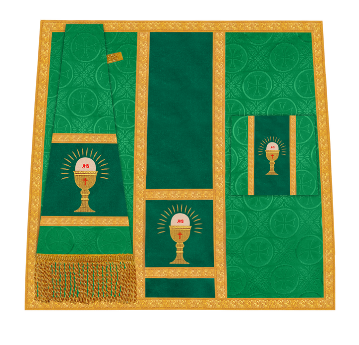 Mass Set adorned with Liturgical Motif
