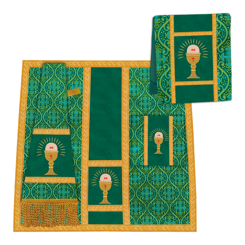 Liturgical Cope Vestments with Ornate Trims