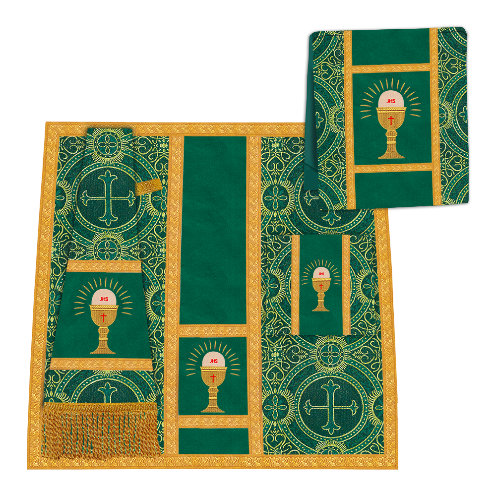 Liturgical Cope Vestments with Ornate Trims