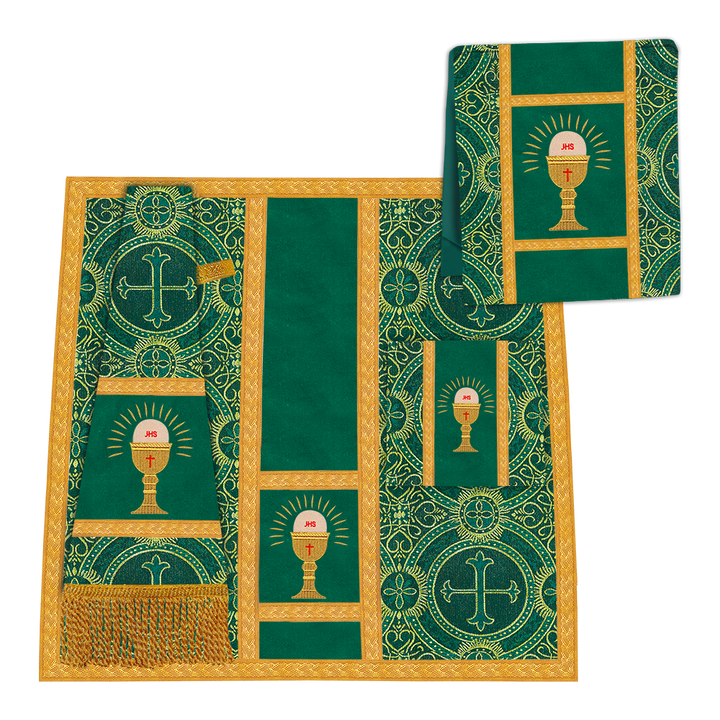 Liturgical Cope Vestments with Ornate Trims