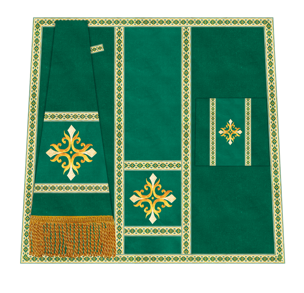 Liturgical Mass set with Cross