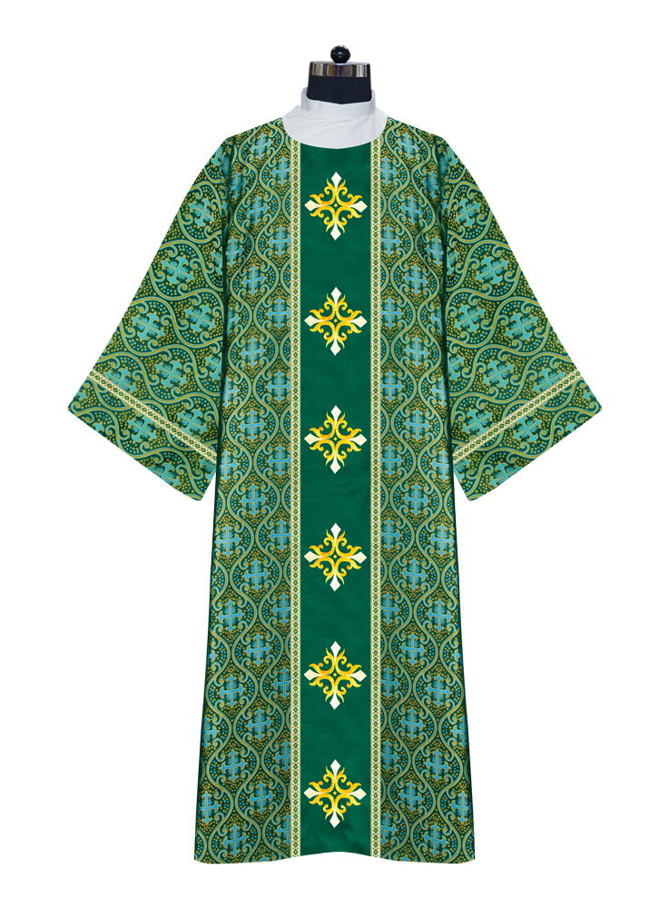 Dalmatics With Ornated Spiritual Cross and Trims