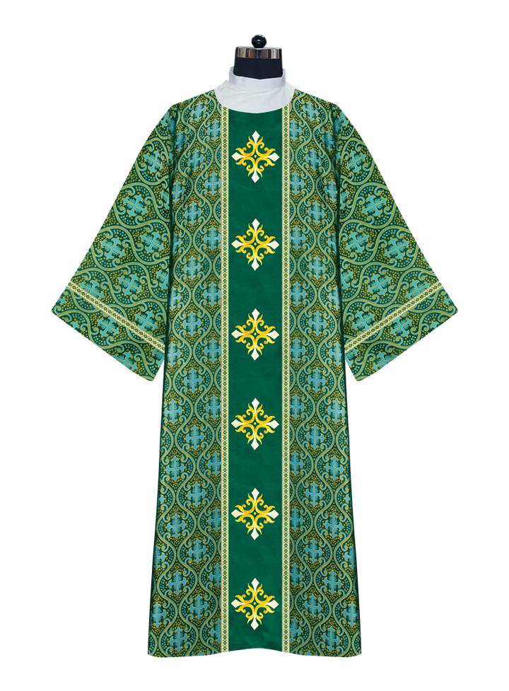 Dalmatics With Ornated Spiritual Cross and Trims