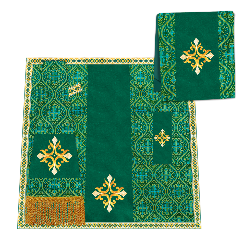 Enhanced Gothic Cope Vestments With Liturgical cross