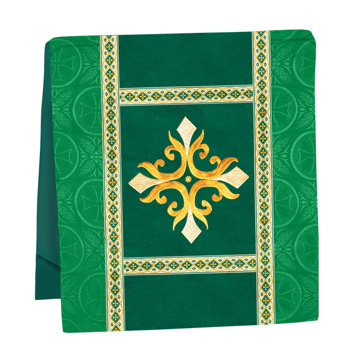 Traditional Altar Mass Set with  Embroidered Motifs