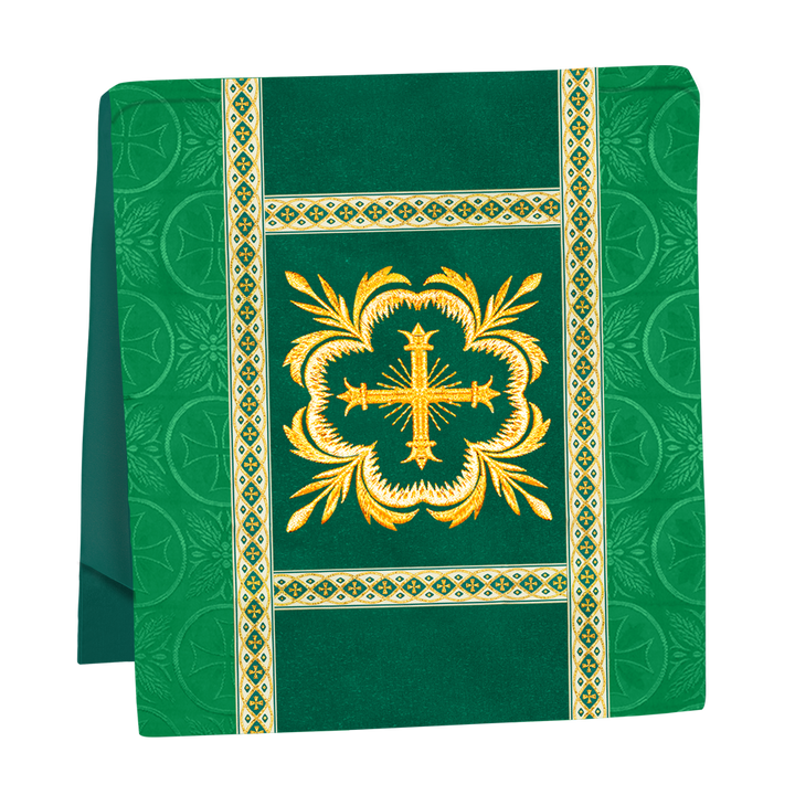 Traditional Altar Mass Set with  Embroidered Motifs