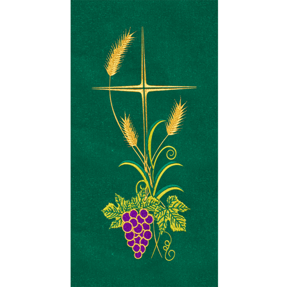 Deacon stole with Wheat and Grapes Embroidery