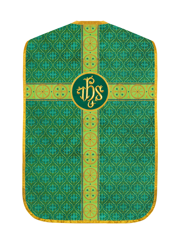 Roman Chasuble with Adorned Orphrey