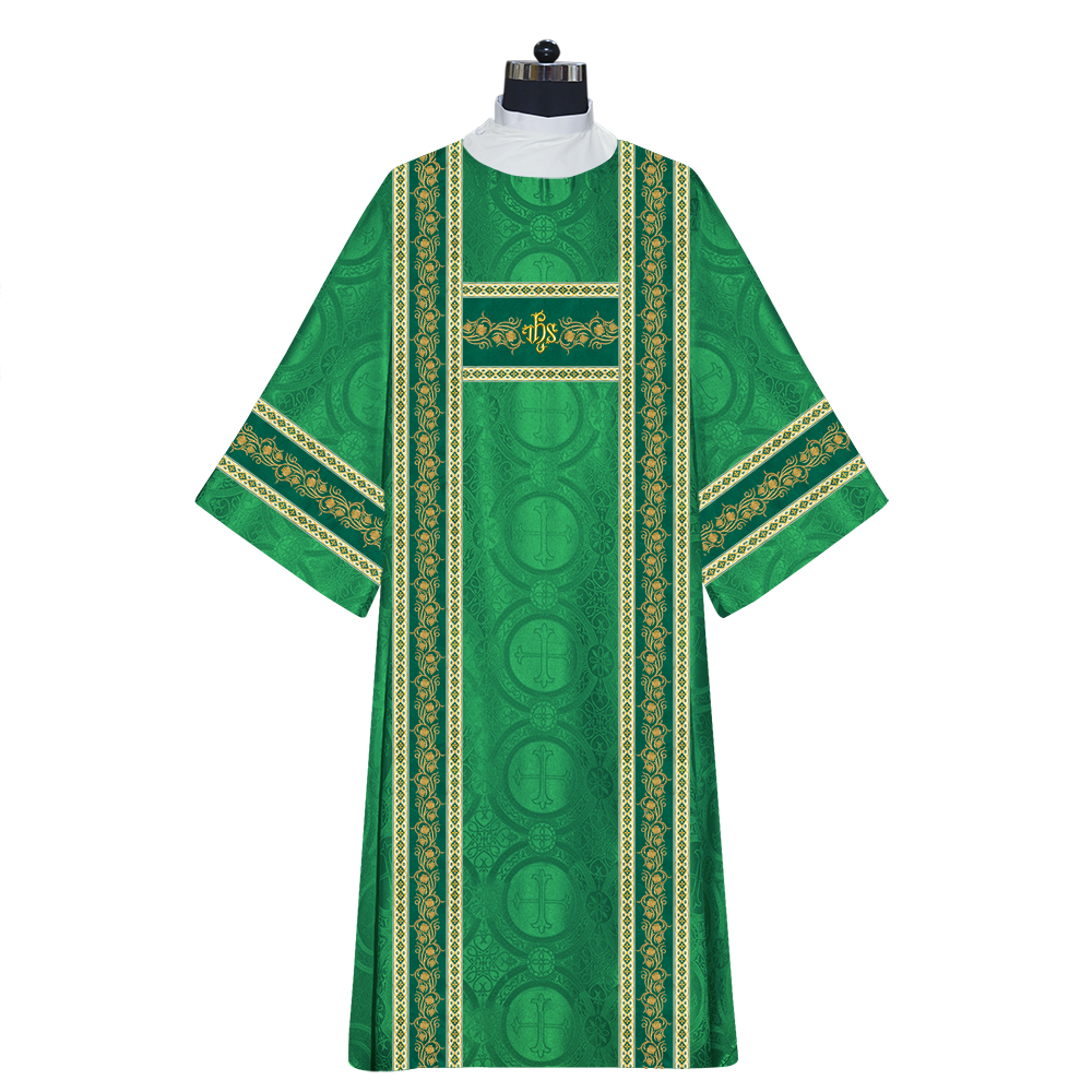 Dalmatics Vestments Adorned With Braids and Trims