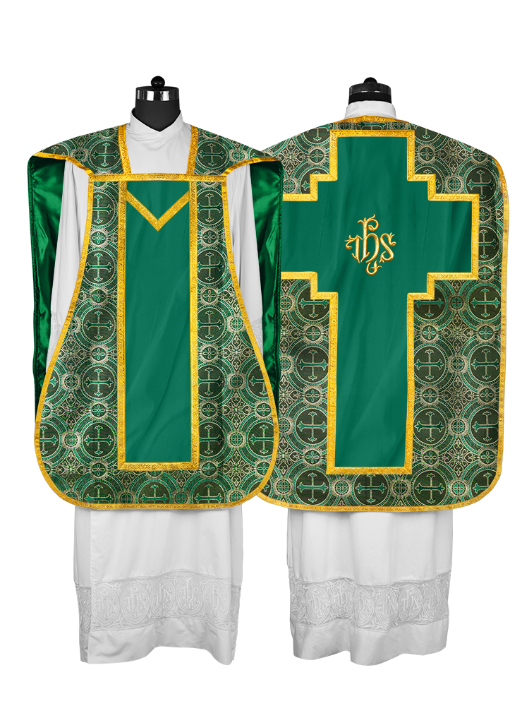 Fiddleback with spiritual motif