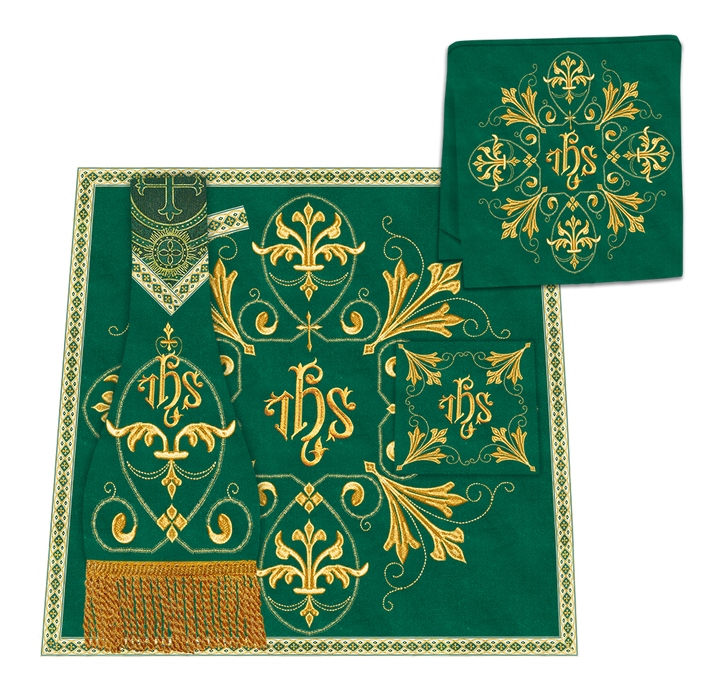 Altar Cloth with Spiritual Motif and Trims