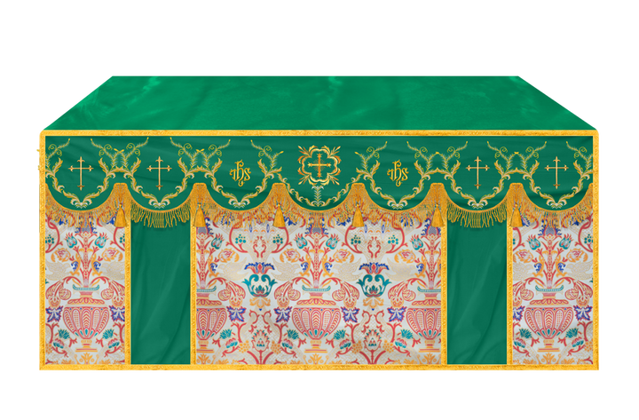 Tapestry Altar Cloth with Liturgical Motif