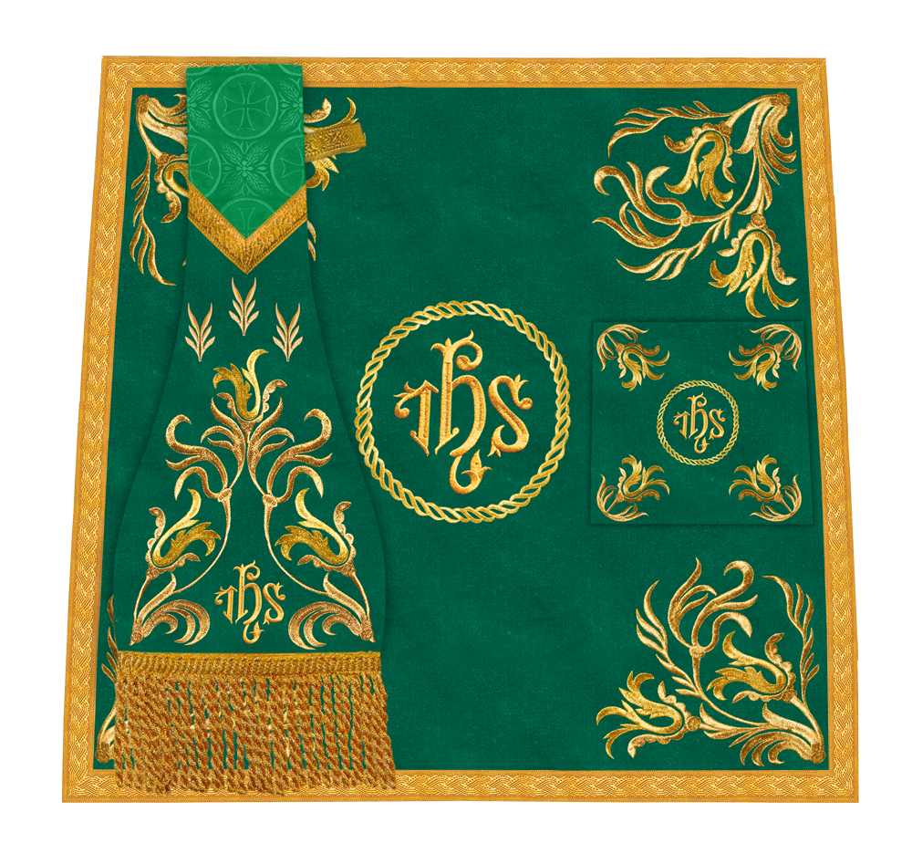 Church Altar Cloth with Refined Embroidery and Motif