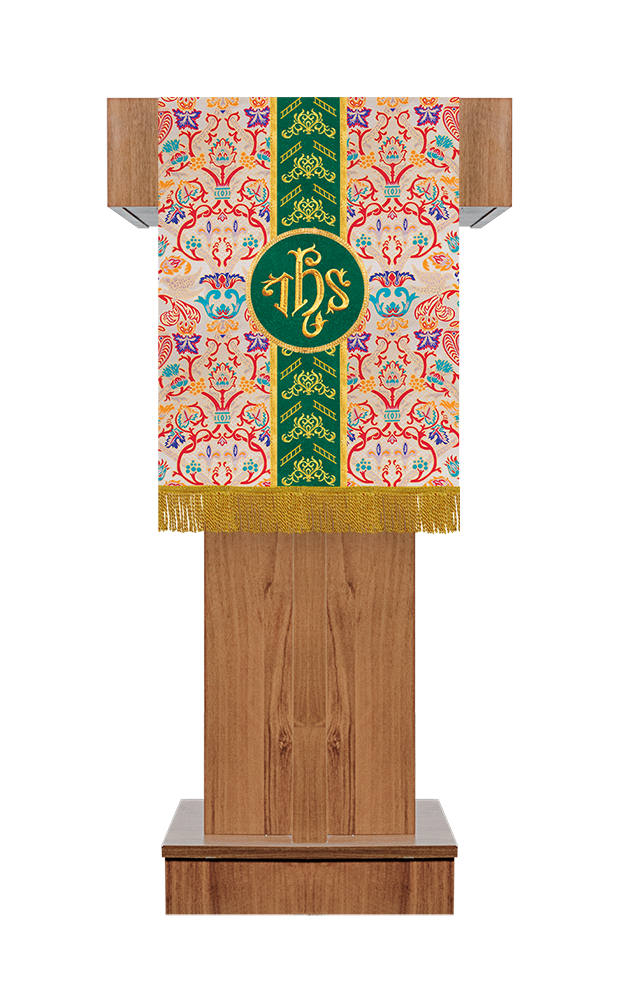 Tapestry Pulpit/Lectern with Woven Braids