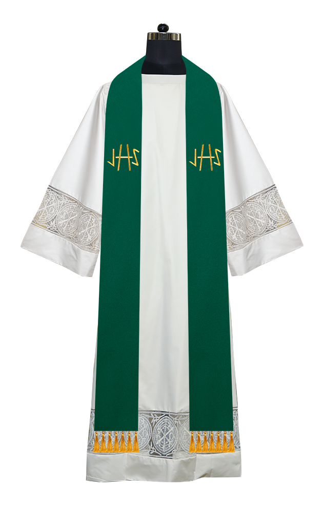 Embroidered Priest Stole with Motif