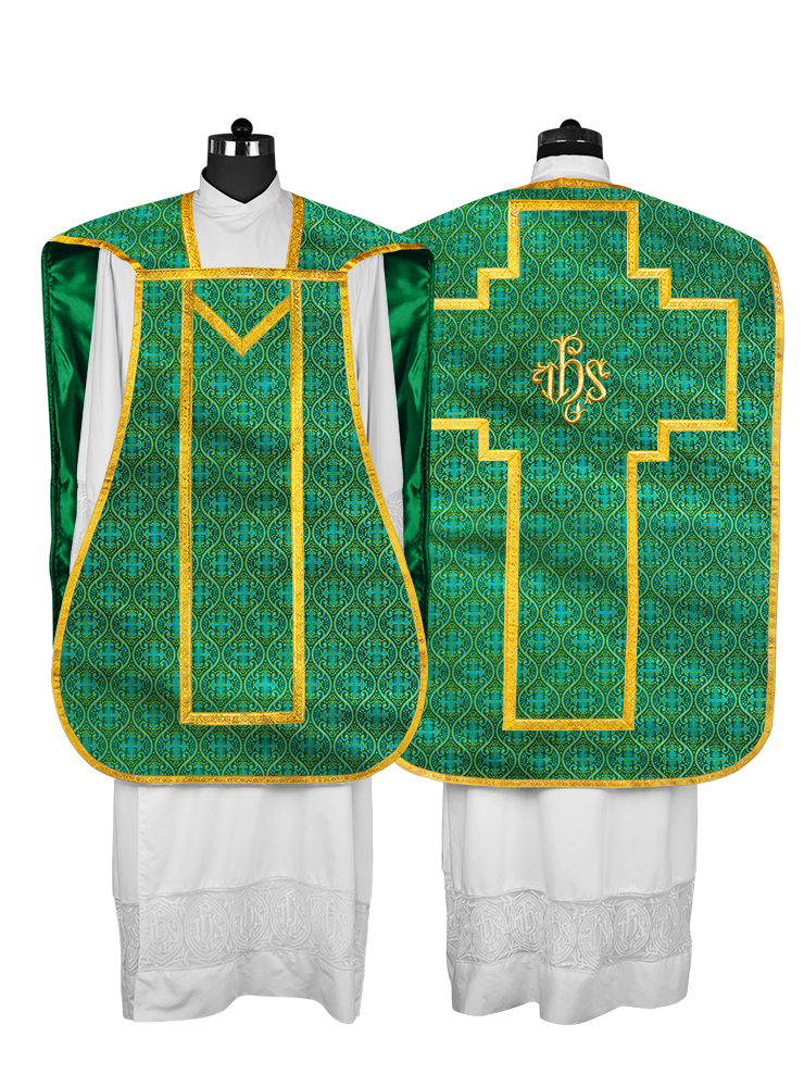 Roman Chasuble with adorned motif