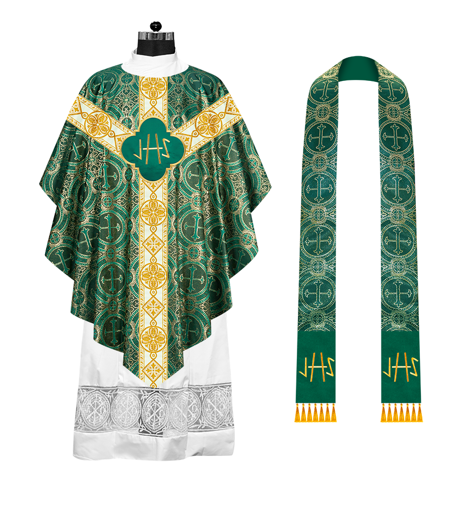 Ornate Liturgical Pugin Chasuble Vestment