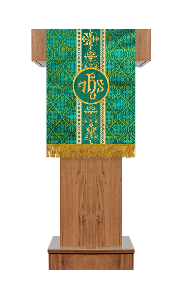 Pulpit/Lectern with Embellished Motif and Trims