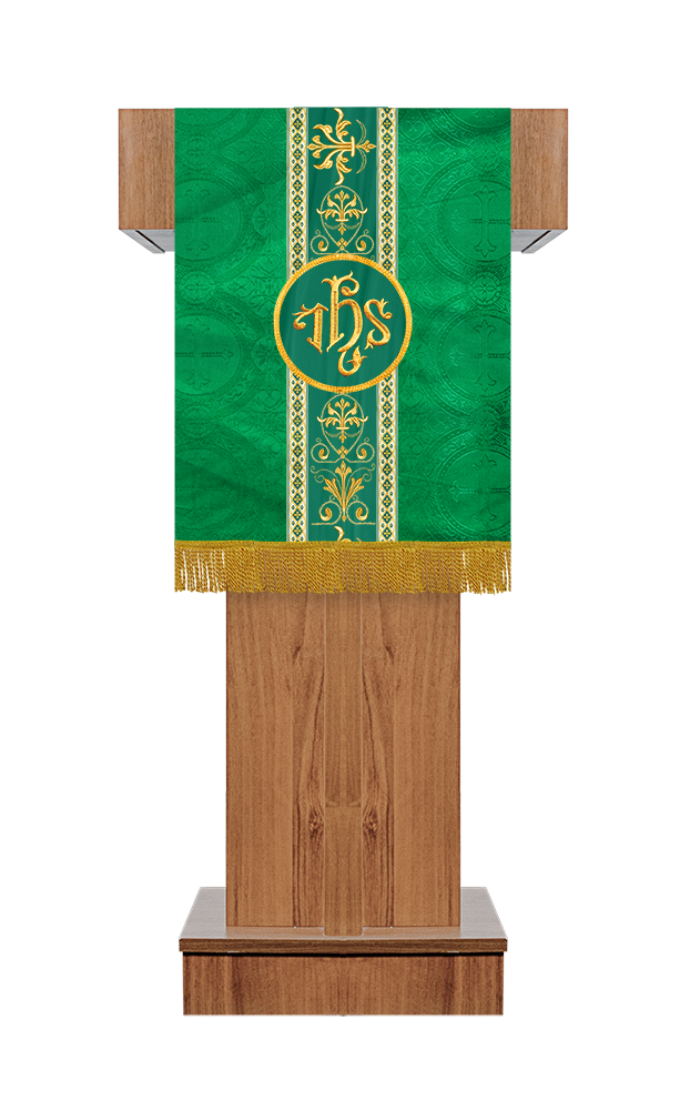 Pulpit/Lectern with Embellished Motif and Trims