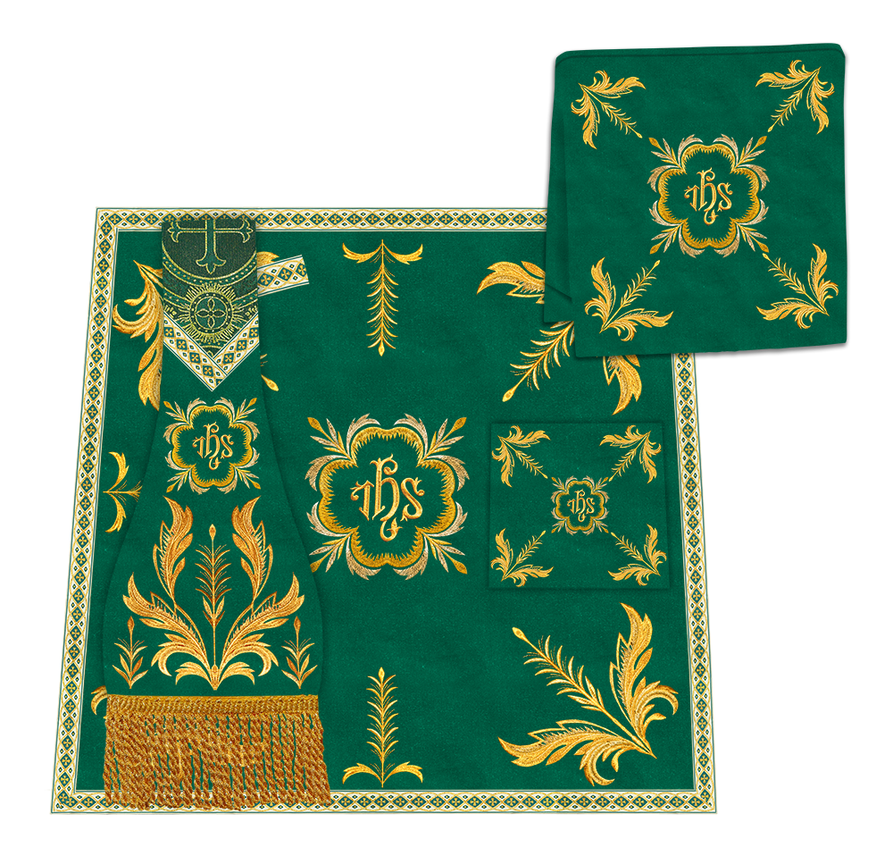 Monastic chasuble Vestments With Detailed braids and trims