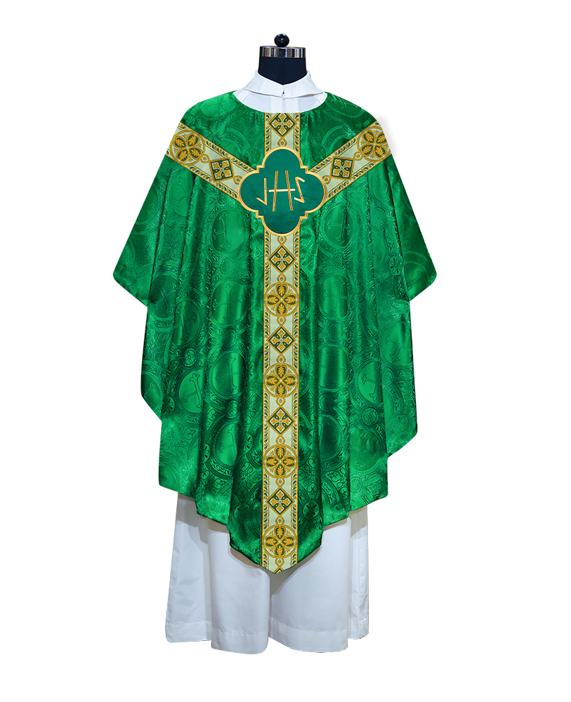 Pugin Style Chasuble Crafted with Braids