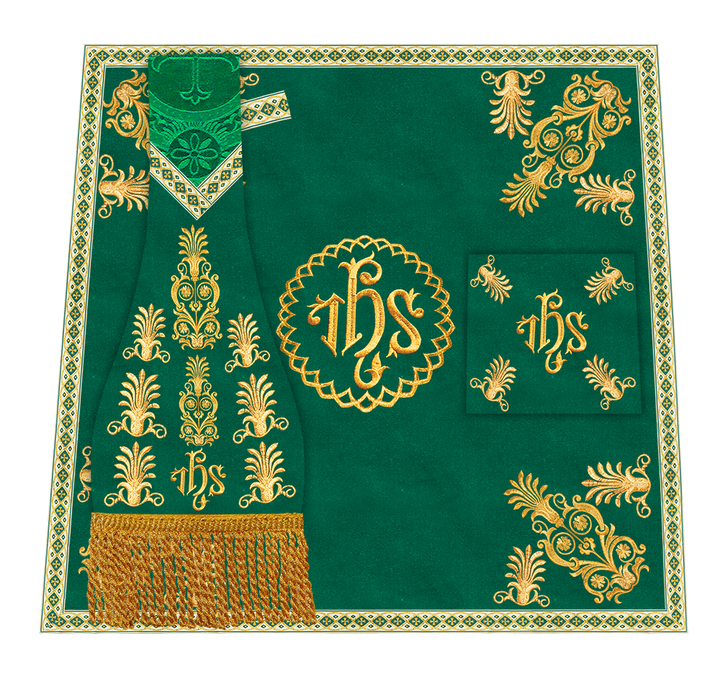 Borromean Chasuble Vestment With Detailed Braids and Trims