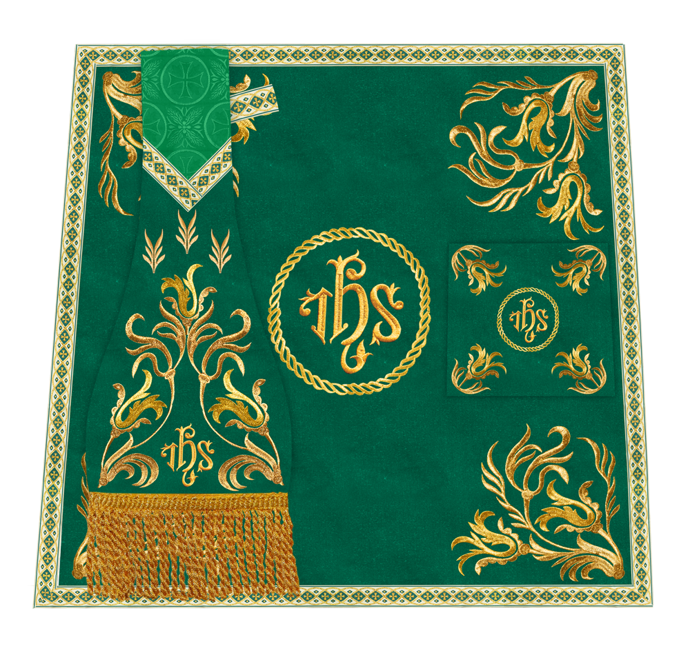 Handmade Church Altar Cloth with Traditional Embroidery