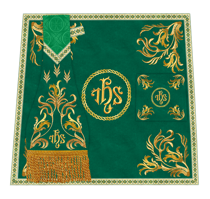 Handmade Church Altar Cloth with Traditional Embroidery