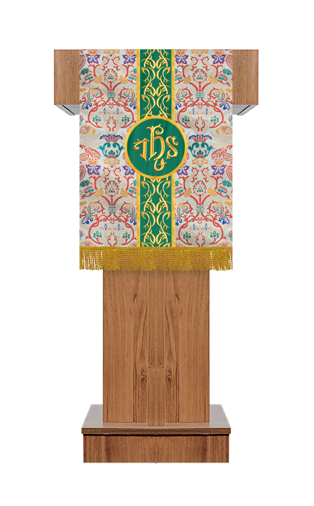 Embroidered Pulpit/Lectern with Tapestry