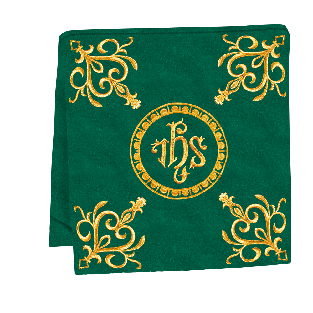 Liturgical Mass Set with Ornate Embroidery and Motif