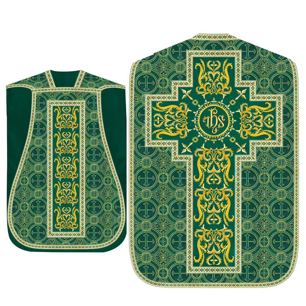 Set of Four Beautiful Roman chasuble vestments