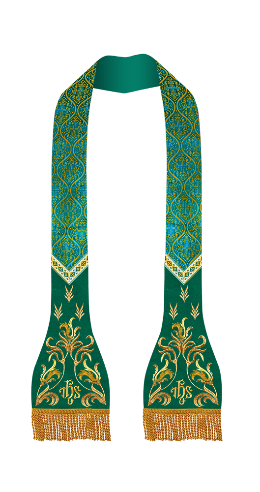 Roman Catholic Stole with Spiritual motif