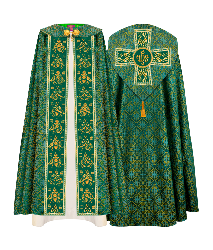 Gothic Cope Vestments With Liturgical Embroidery and Trims