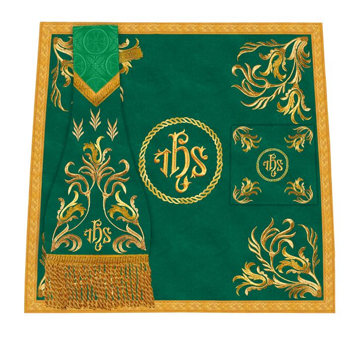 Liturgical Mass Set with Embroidered Details