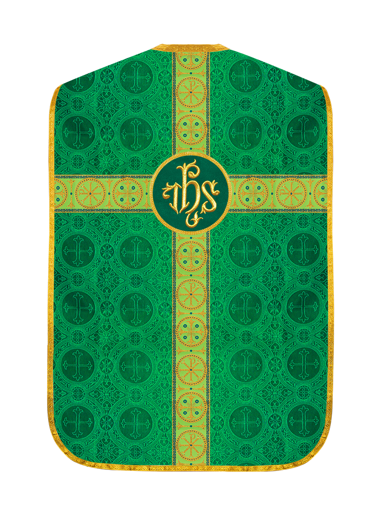 Roman Chasuble with Adorned Orphrey