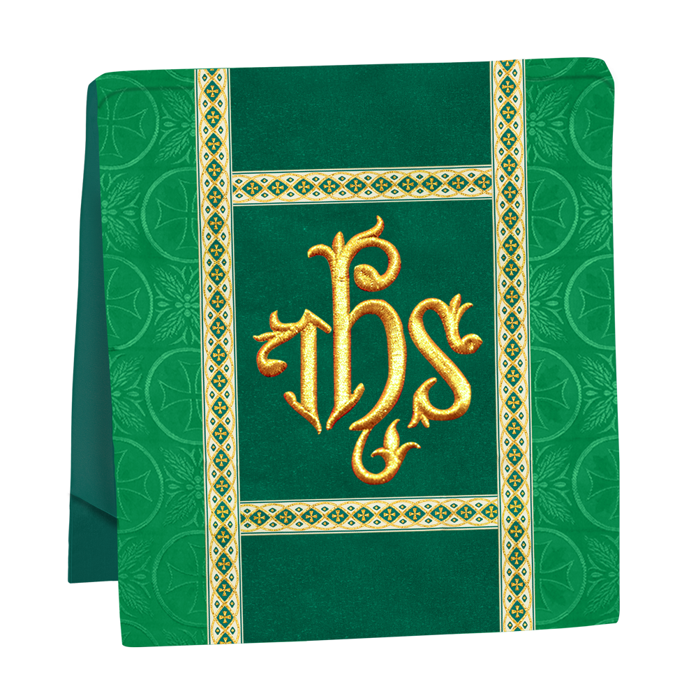 Traditional Altar Mass Set with  Embroidered Motifs