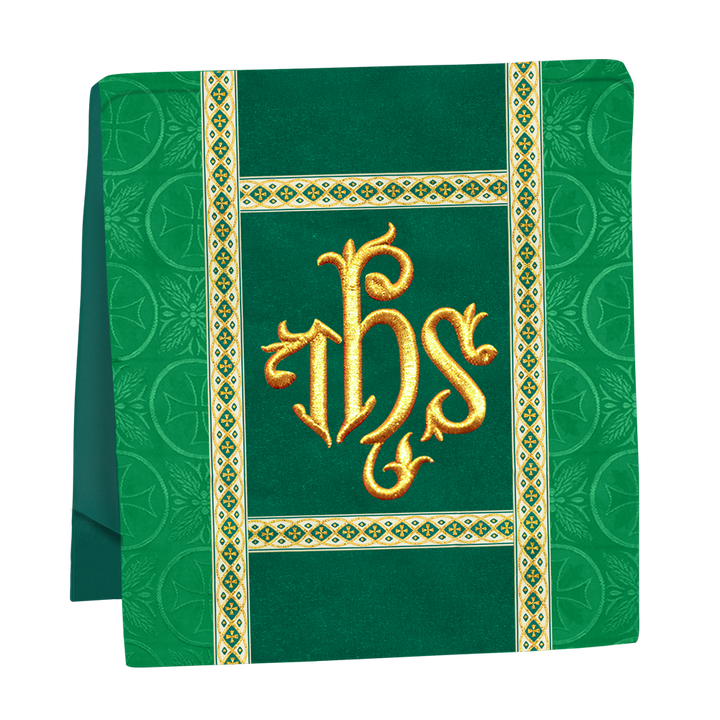 Traditional Altar Mass Set with  Embroidered Motifs