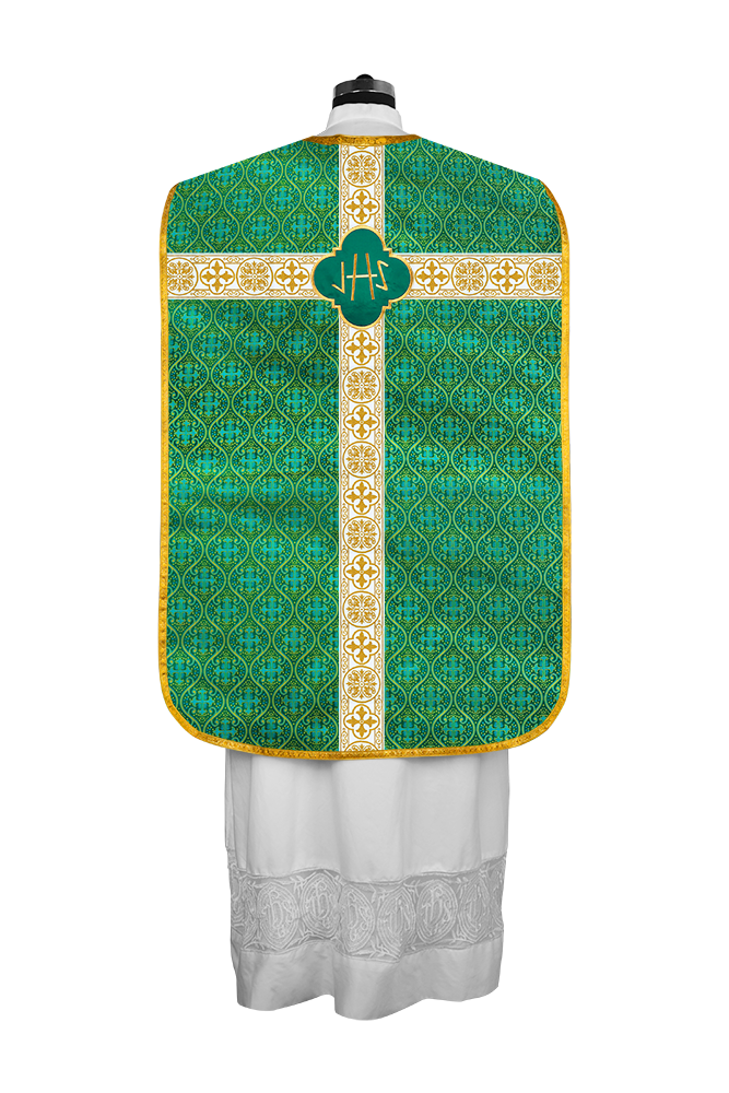 Vestimentas con espalda de violín con motivo y cruz Orphrey