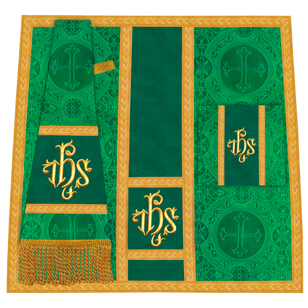 Roman chasuble with Motif and Trims