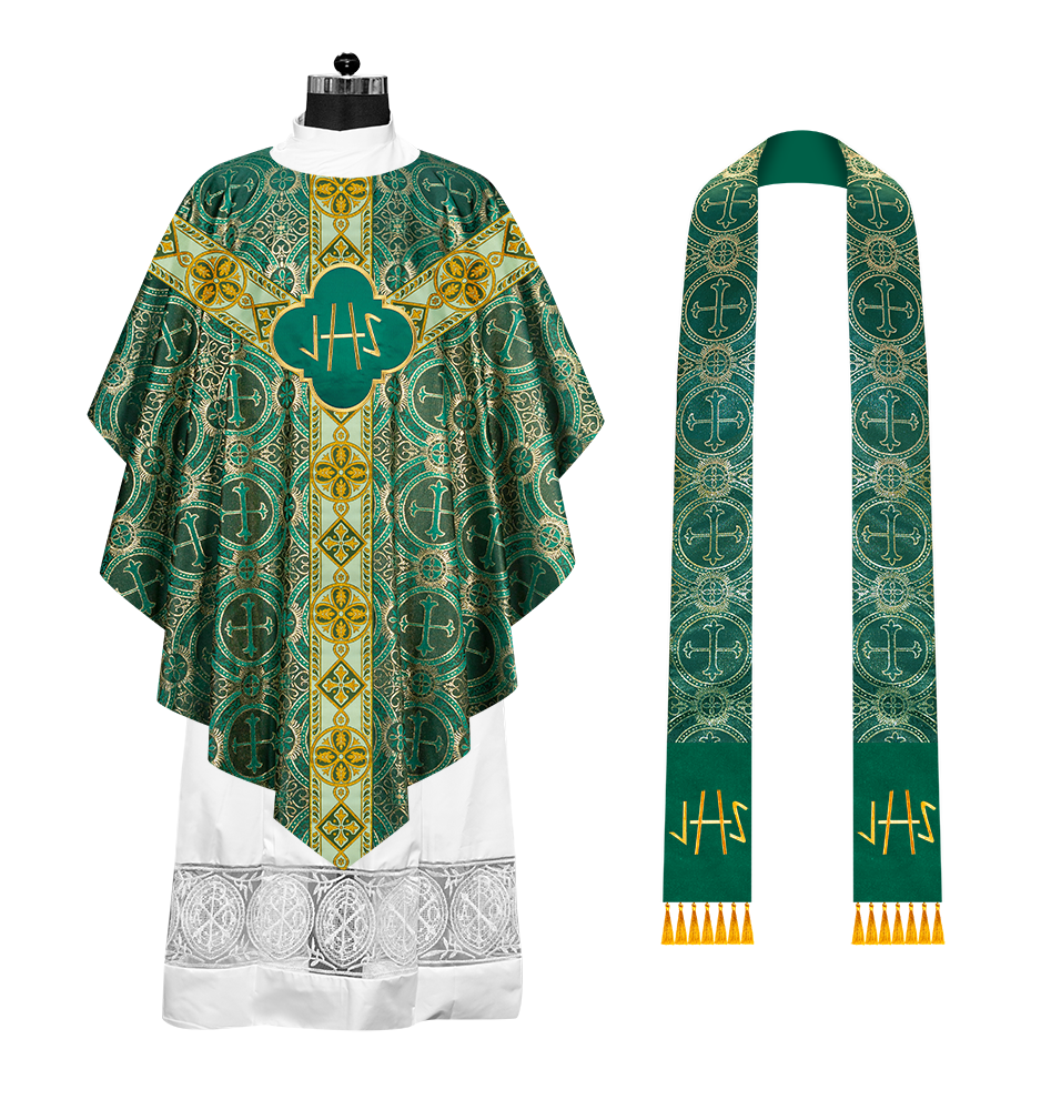 Ornate Liturgical Pugin Chasuble Vestment