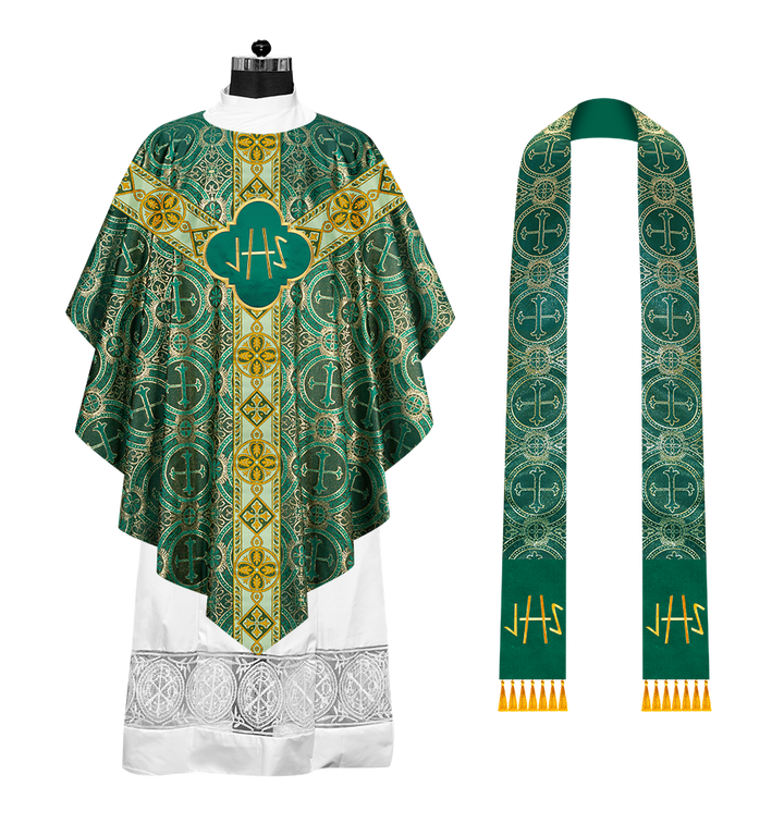 Ornate Liturgical Pugin Chasuble Vestment