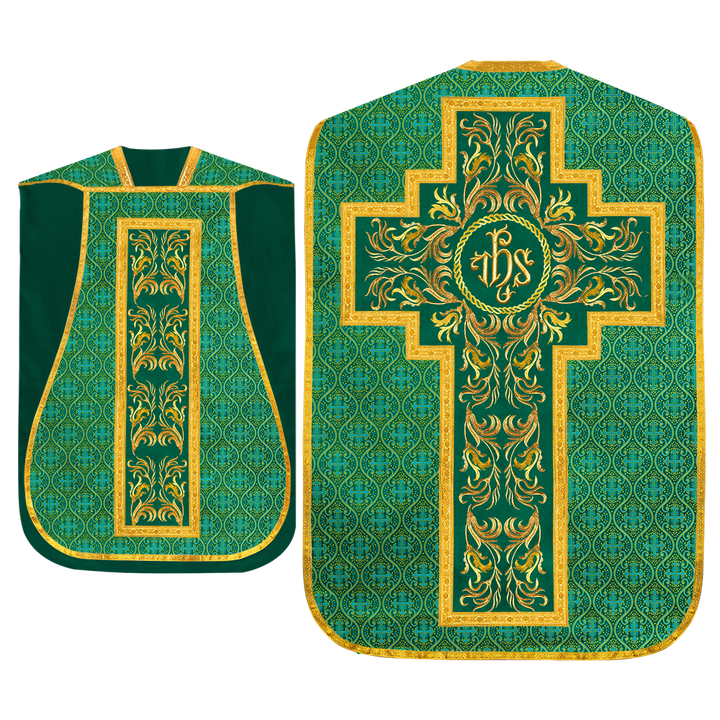 Set of Four Liturgical Roman Chasuble Vestment