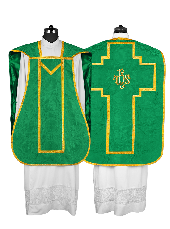 Roman Chasuble with adorned motif