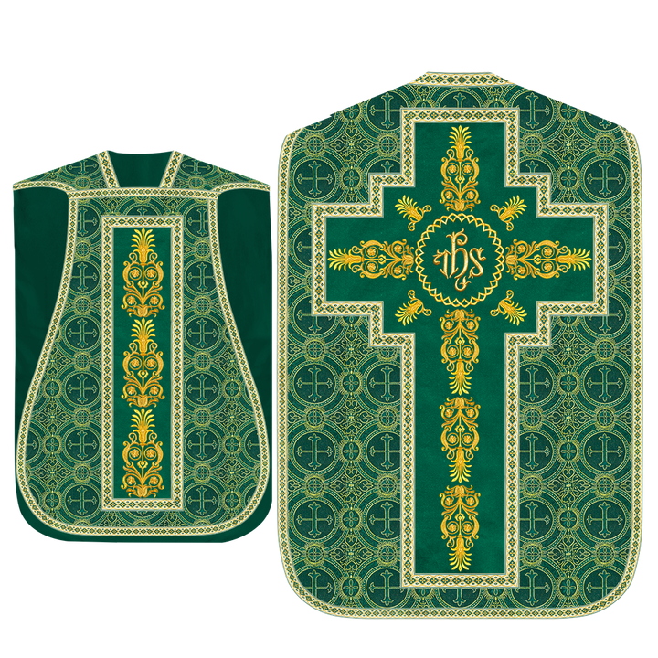 Set of Four Traditional Roman chasuble Vestments