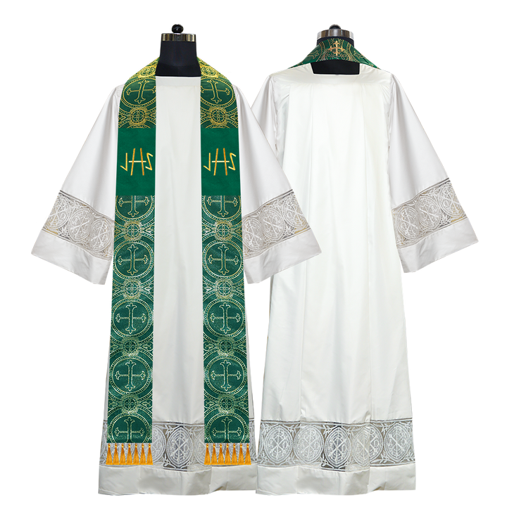 Embroidered Priest Stole with Motif