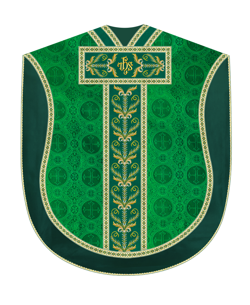 Borromean Chasuble Vestment With Liturgical Trims