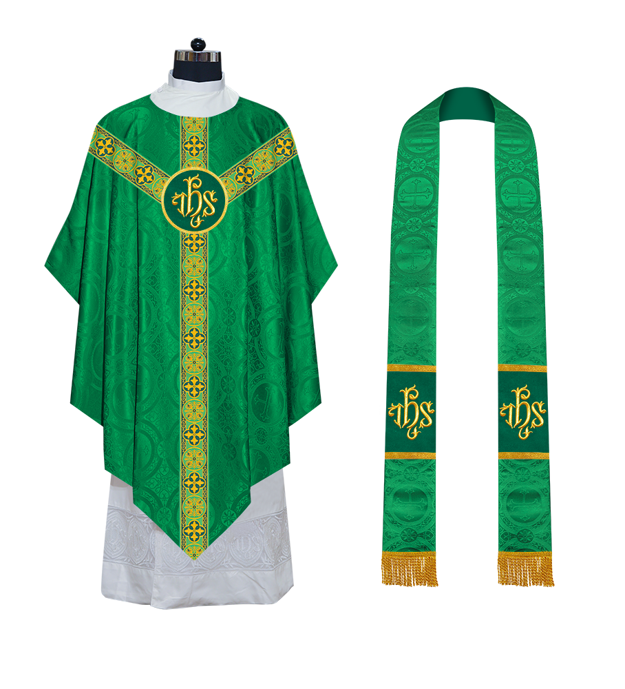 Pugin Style Chasuble Designed with Different Orphrey