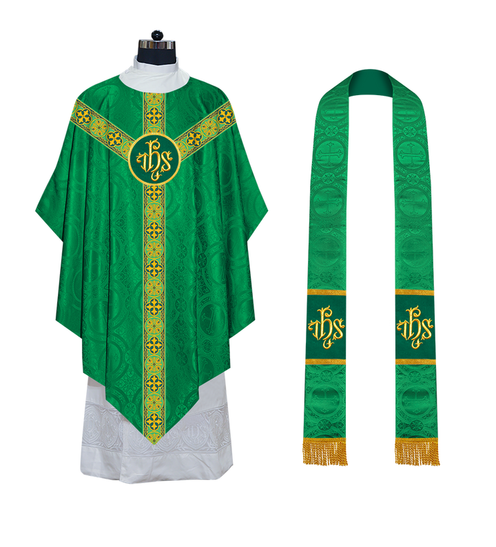 Pugin Style Chasuble Designed with Different Orphrey