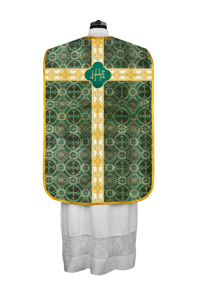 Vestimenta con espalda de violín y motivo bordado 