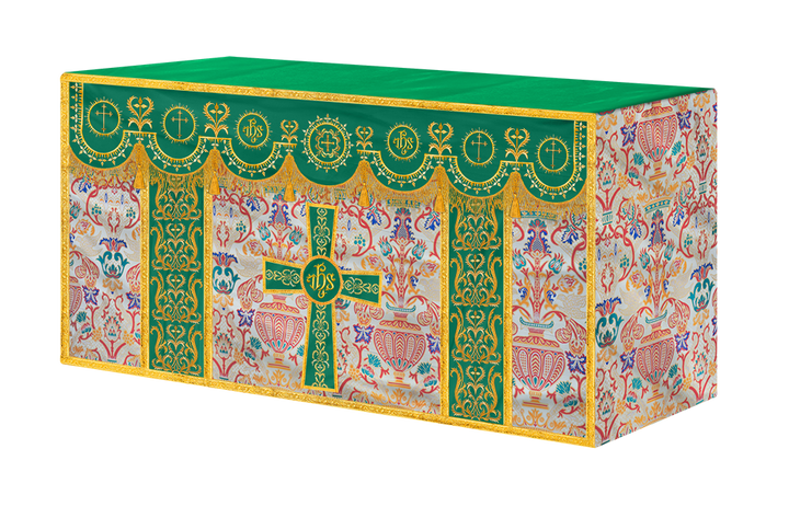 Tapestry Altar Cloth with Woven Braids